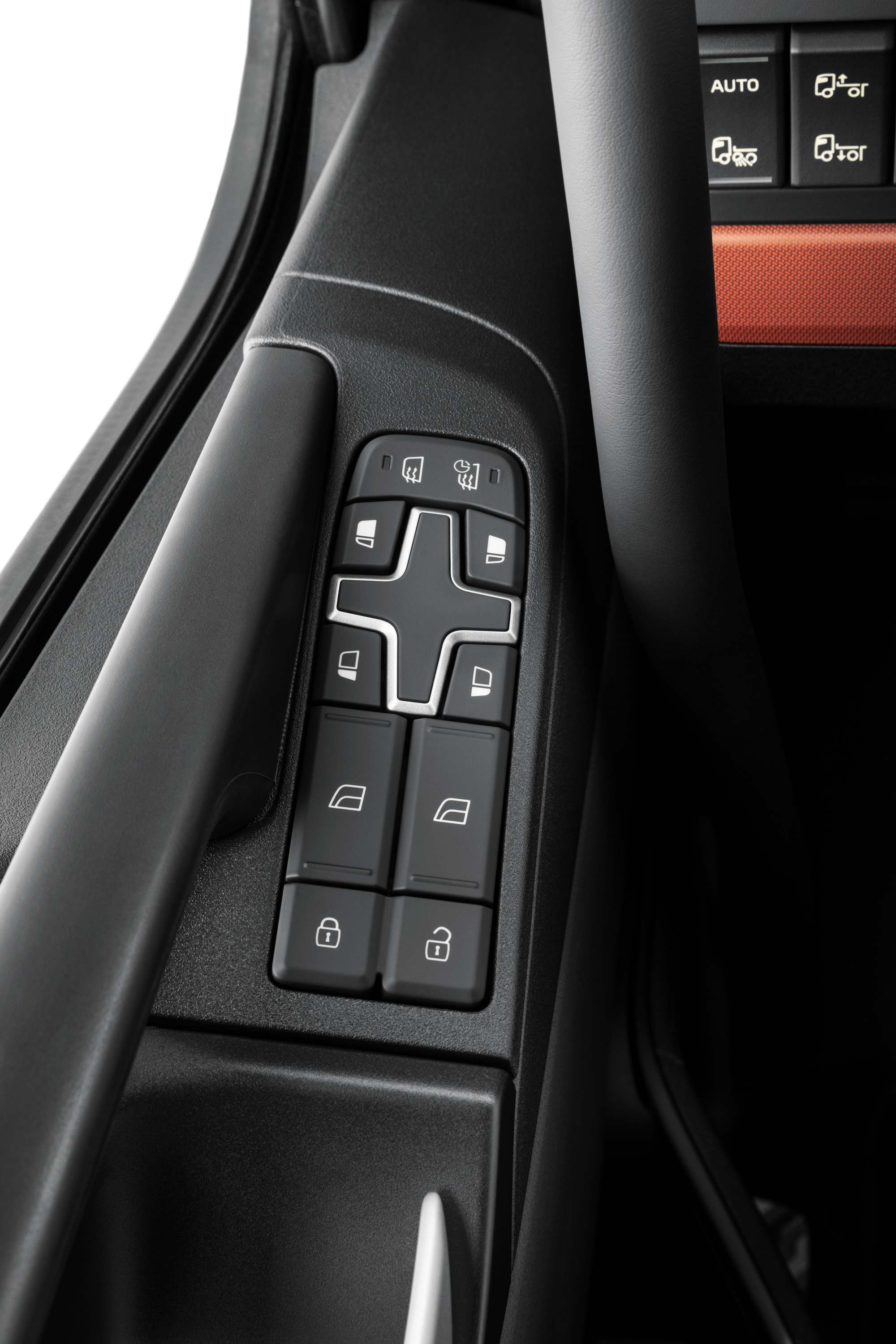 Kontrole integrirane u unutrašnjost kamiona Volvo FH16 za lakši pristup.